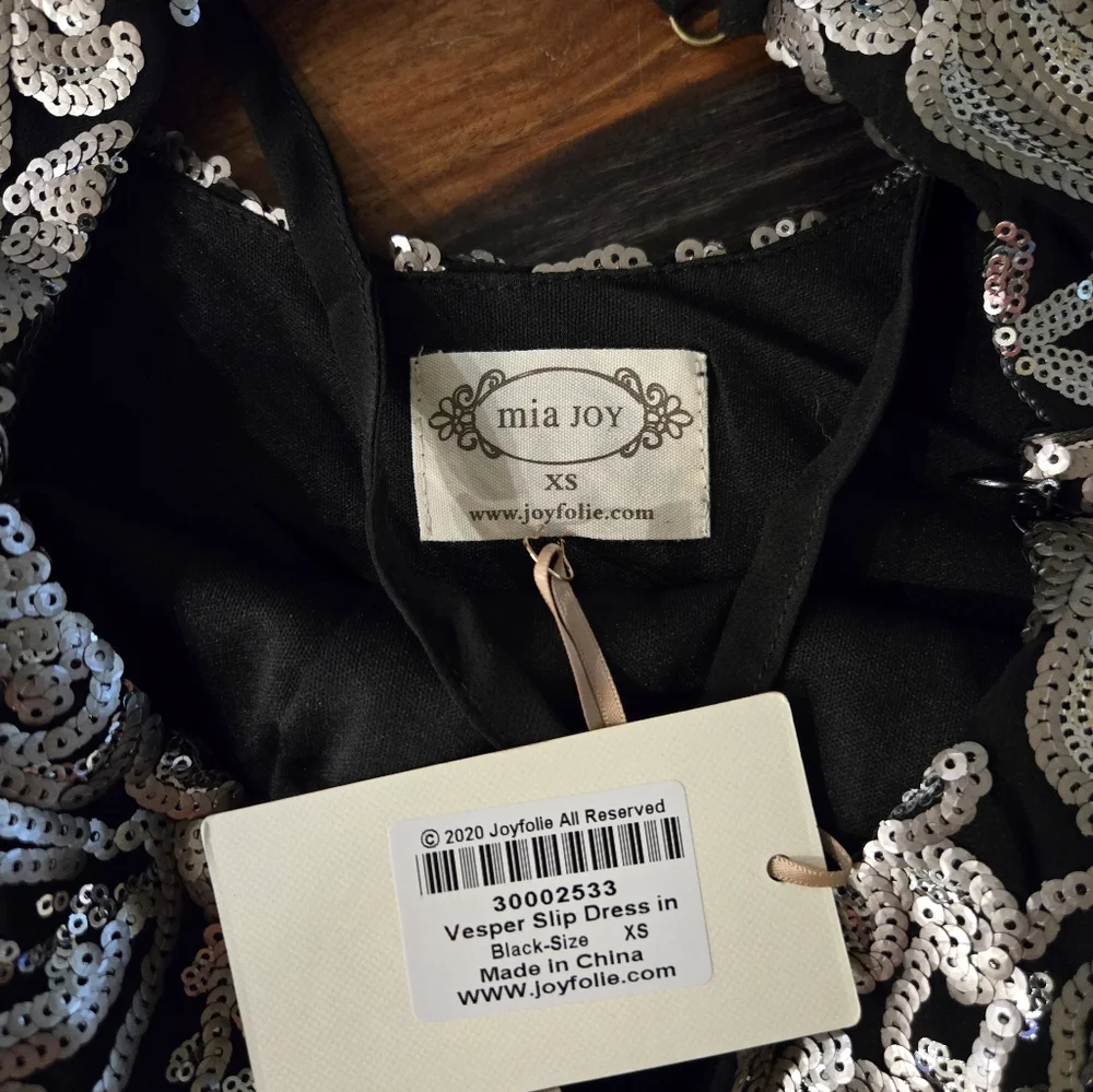 MiaJoy Sequined VESPER DRESS XS - Picture 6 of 7